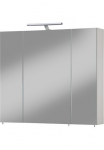 welltime Spintelė su veidrodžiu &raquo;Torino&laquo; plotis 80 cm 3-ijų durų LED ap&scaron;vietimas Schalter-/Steckdosenbox