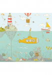 Komar Tapetai &raquo;Digitaldruck Vlies - Sealife - Gr&ouml;&szlig;e 300 x 280 cm&laquo; ra&scaron;tuotas glatt vaikų kambario baldų komplektas
