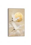 Reinders! Paveikslas &raquo;V&ouml;gel im Mondlicht&laquo; Wohnzimmer - Braun - MDF - Tiere - 70x118 cm