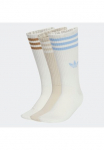 adidas Originals Kojinės sportui &raquo;3S HIGH CR S 3P&laquo; 3 pora dalys dėl verschiedene Aktivit&auml;ten wadenlange forma