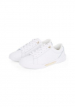 Tommy Hilfiger Sportbačiai platforminiu padu &raquo;CHIC COURT SNEAKER&laquo; Sportinio stiliaus batai pusbačiai Suvarstomi batai goldfarbenes Schmuckelement