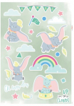 Komar Sienos lipdukai &raquo;Dumbo Daydream - Gr&ouml;&szlig;e 50 x 70 cm&laquo; selbstklebend Sienų lipdukai vaikų kambario baldų komplektas