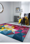 FLAIR RUGS Vilnonis kilimas &raquo;Falmouth 100% Wolle&laquo; rechteckig 10 mm auk&scaron;tis i&scaron; Naturfaser bunt Kilimas Wohnzimmer miegamojo kambario baldai Esszimmer