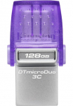Kingston USB laikmena &raquo;DATATRAVELER&reg; MICRODUO&trade; 3C 128GB&laquo; (128GB GB USB laikmena 3.2 Lesegeschwindigkeit 200 MB/s)