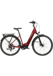 Kross &raquo;E-Trekkingrad Trans Hybrid LS 3.0 28 Zoll rot&laquo; 8 Gang Shimano Acera T3000 Schaltwerk Kettenschaltung Mittelmotor 250 W dviratis Elektrofahrrad dėl Moterims ir Herren