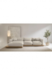 OTTO home Kampinė sofa &raquo;Kalix L-Form 323 cm - OTTO. Verl&auml;ssliche Qualit&auml;t.&laquo; Designsofa ant Holzplateau Strukturstoff hoher Sitzkomfort