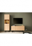Home affaire Sekcija &raquo;Lund moderne sekcija Wohnzimmer-Set in Stone Oak&laquo; 2 Stk. dalys