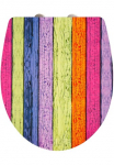 ADOB WC-dangtis &raquo;Colours&laquo; Lėto nusileidimo funkcija zur Reinigung ant Knopfdruck abnehmbar