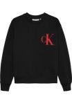 Calvin Klein Jeans Calvin KLEIN Džinsai Sportinio stiliaus megztinis &raquo;BACK GRAPHIC TERRY CN&laquo; dėl Vaiki&scaron;ki iki 16 Jahre su gro&szlig;em ra&scaron;tas