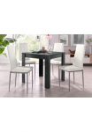 OTTO home Valgomojo komplektas 5 Stk. dalys su stalas in schieferfarben plotis 80 cm