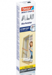 tesa Insektenschutz-Fensterrahmen &raquo;Insect Stop ALU Comfort Fliegengitter dėl langas - 1 0 x 12 m&laquo; Rinkinys Fliegennetz Aluminiumrahmen 1 Stk. dalys Apsauginis tinklelis nuo vabzdžių dėl langas - Aluminiumrahmen