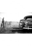 Papermoon Fototapetas &raquo;Autos juoda spalva & Wei&szlig;&laquo;