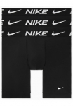 NIKE Underwear Kelnaitės &scaron;ortukai &raquo;BOXER BRIEF LONG 3PK&laquo; Rinkinys 3 vnt. rinkinys su Elastikbund su Nike Logo-Schriftzug