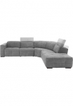 Egoitaliano Kampinė sofa &raquo;Sauvanne Designsofa der auk&scaron;čiausios kokybės elegant ir bequem&laquo; patogi su Elektrinis poilsio funkcija Kopfteilverstellung