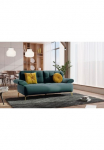 sit&more Dvivietė sofa &raquo;Orient 1&laquo; ir 2 Pagalvėlė sėdėjimui su Strass-Stein goldfarbene metalinės kojos