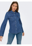 ONLY Džinsine palaidinė &raquo;ONLSASIA L/S RHINESTONE DNM Palaidinė AKM&laquo;