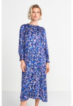 RICHROYAL Midi ilgio suknelė su k&uuml;nstlerischem Colour-Leo-Print