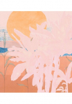 Komar Tapetai &raquo;Digitaldruck Vlies - Platanos Pink - Gr&ouml;&szlig;e 250 x 280 cm&laquo; ra&scaron;tuotas glatt Wohnzimmer miegamojo kambario baldai