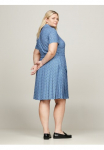 Tommy Hilfiger Curve Suknelė-mar&scaron;kiniai &raquo;CRV užtiesalas užtiesalas PLEATED SHIRTDRESS&laquo; Gro&szlig;e dydžiai