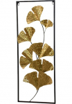 HOFMANN LIVING AND MORE Wanddekoobjekt &raquo;Wanddekoration&laquo; Ginkgo Motiv in gold su grotelės