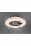 REALITY Leuchten REALITY Ap&scaron;vietimas LED lubinis &scaron;viestuvas &raquo;Harstad Deckenventilator&laquo; LED-Board 1 Stk. Neutralwei&szlig; lubinis &scaron;viestuvas Ventiliatorius Nuotolinis ap&scaron;vietimo pultas Ventiliatorius getrennt schaltbar