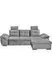 ED EXCITING DESIGN Kampinė sofa &raquo;Alija L-Form&laquo; su miegojimo funkcija Armteilverstellung & Atrama galvai