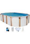 KWAD Schwimmbecken &raquo;&raquo;Supreme&laquo; all in Premium Folie&laquo; BxLxH: 370x610x132cm ir Bodenisolationsset