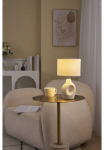 Pauleen Stalinis &scaron;viestuvas &raquo;Pure Crush max20W Wei&szlig;/Beige 230V Stoff/Keramik&laquo; E14 E14