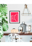 queence Paveikslas &raquo;Watermelon&laquo; Art | Essen | Kunst | Lebensmittel | Obst | Obst paveikslas/nuotrauka | Dekoracija 1 Stk. dalys gerahmt