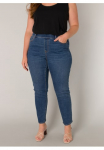 Base Level Curvy Džinsinės tamprės in dydžiai dydžiai su elastanu ir Stretch