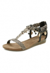 LASCANA Sandalai &raquo;offener Schuh&laquo; basutės Sommerschuh im Festival-Look VEGAN