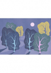 Komar Fototapetas &raquo; Vlies fototapetas - Purple Nights - Gr&ouml;&szlig;e 350 x 250 cm&laquo; ra&scaron;tuotas glatt