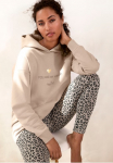 LASCANA Bliuzonas Lounge-/Kapuzenpullover su ra&scaron;tas priekyje Loungewear