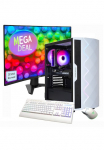 GAMEMAX Gaming-PC-Komplettsystem &raquo;MegaDeal Diamond WT SET2642&laquo; 32 &Prime; Intel&reg; Core i5 GeForce RTX&trade; 5060 Ti 32 GB RAM 1.000 GB SSD Windows 11 + MSI MAG 32C6 Curved monitorius 80cm (32")