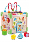 Vtech&reg; Lavinamasis kubas &raquo;Vtech Baby Interaktiver Holz-Spielw&uuml;rfel&laquo; FSC&reg; - sch&uuml;tzt Wald