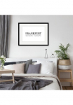 queence Paveikslas &raquo;FRANKFURT&laquo; Deutschland | Frankfurt ant Main | Dekoracija | St&auml;dte 1 Stk. dalys HD Premium Poster-Druck ir Holzrahmen
