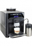 SIEMENS Kavos virimo aparatas &raquo;EQ6 plus s400 TE654509DE Doppeltassenfunktion Keramikmahlwerk&laquo; viele Kaffeespezialit&auml;ten automatische Dampfreinigung saphirschwarz