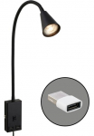 Briloner Leuchten Briloner Ap&scaron;vietimas Nachttischlampe &raquo;JUSTRA Tischlampe&laquo;