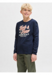 Jack & Jones Junior Mar&scaron;kinėliai ilgomis rankovėmis &raquo;JJELOGO Mar&scaron;kinėliai LS O-NEC 2 COL AW25 NOOS JNR&laquo;