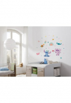 Komar Sienos lipdukai &raquo;Stitch World - Gr&ouml;&szlig;e 50 x 70 cm&laquo; selbstklebend Sienų lipdukai vaikų kambario baldų komplektas