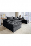 COLLECTION AB Sofa &raquo;Josy U-Form B: 269 cm&laquo; su miegojimo funkcija & Dėžutė patalynei spyruoklės