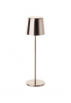 Brilliant LED stalinis &scaron;viestuvas &raquo;Xaana&laquo; 1 Stk. warmwei&szlig; - kaltwei&szlig; Akumuliatorinis 37 cm 300 lm 3000-6500 K dimmbar metalas Kaami Premium