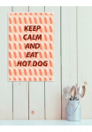 queence Metalinis paveikslas &raquo;Hot Dog&laquo; Dekoracija | Schriftz&uuml;ge 1 Stk. dalys Stahlschilder