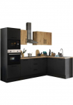 BASIC by Balculina Virtuvinis komplektas &raquo;Turin&laquo; Stellbreite 270x175 cm patogi su įmontuota buitinė technika