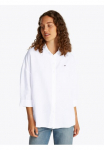 Tommy Hilfiger 3/4 rankovių ilgio palaidinė &raquo;ESS LINEN laisvas 3-4 dėklas SHIRT&laquo; su 3/4 ilgio rankovės Logostickerei k&uuml;hlendes Premium linas