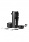 nutribullet Kokteilinė &raquo;Flip NBP016B - Smoothie Kokteilinė to go Akumuliatorinis isoliert 575ml Schwarz&laquo; Kabellos mixen įkraunamas isoliert dėl Eis + gefrorene Fr&uuml;chte