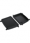 Enders&reg; Grillplattenaufsatz &raquo;Guss-Wendeplatte 1/2&laquo; Gusseisen BxTxH: 23x32x4 cm Guss