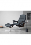 Stressless&reg; Kojų kėdutė &raquo;Consul&laquo; su Cross Base Gr&ouml;&szlig;e S M & L Holzakzent Braun