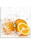 Artland Stiklinis paveikslas &raquo;Orange su Spritzwasser&laquo; S&uuml;&szlig;speisen 1 Stk. dalys in padėties dydžiai