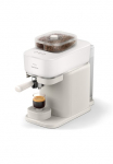 PHILIPS baristina Espresso kavos aparatas &raquo;mit Bean swap BAR320/00 su Mahlwerk dėl ganze Bohnen&laquo; Doppelter Indas kavos pupelėms 16 Me&scaron;kiukas Pumpendruck Naturwei&szlig;​